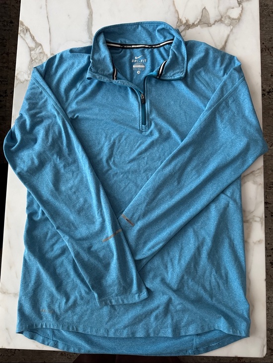 Nike Other - Nike Dri-FIT Blue Heather Running Top